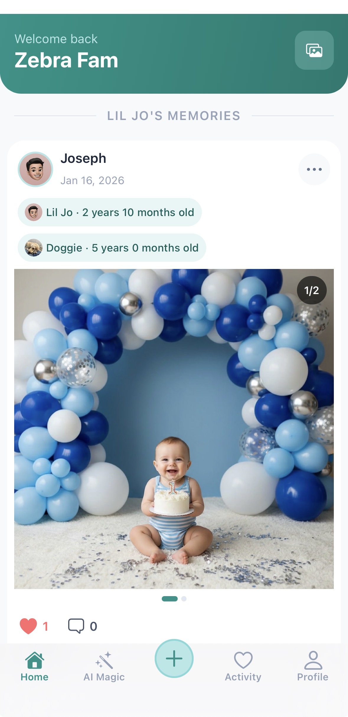 Coocoo App Home Screen